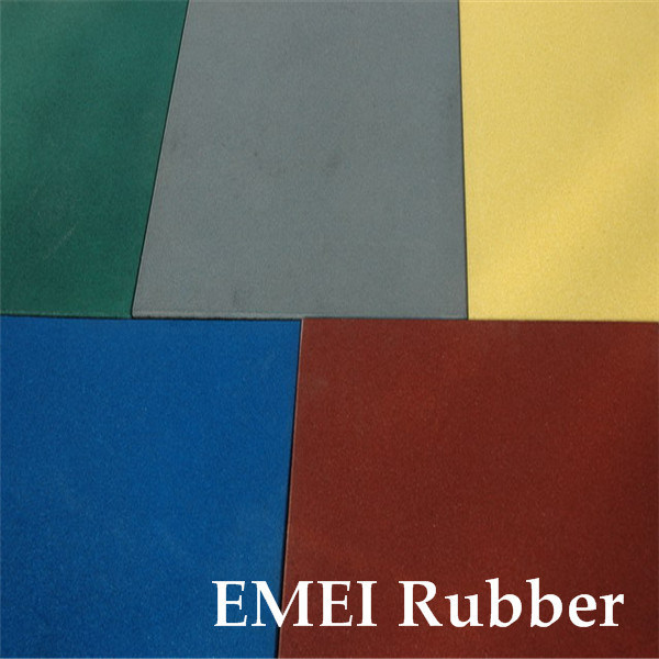 Slip Resistant Sround Top Surface Rubber Tiles