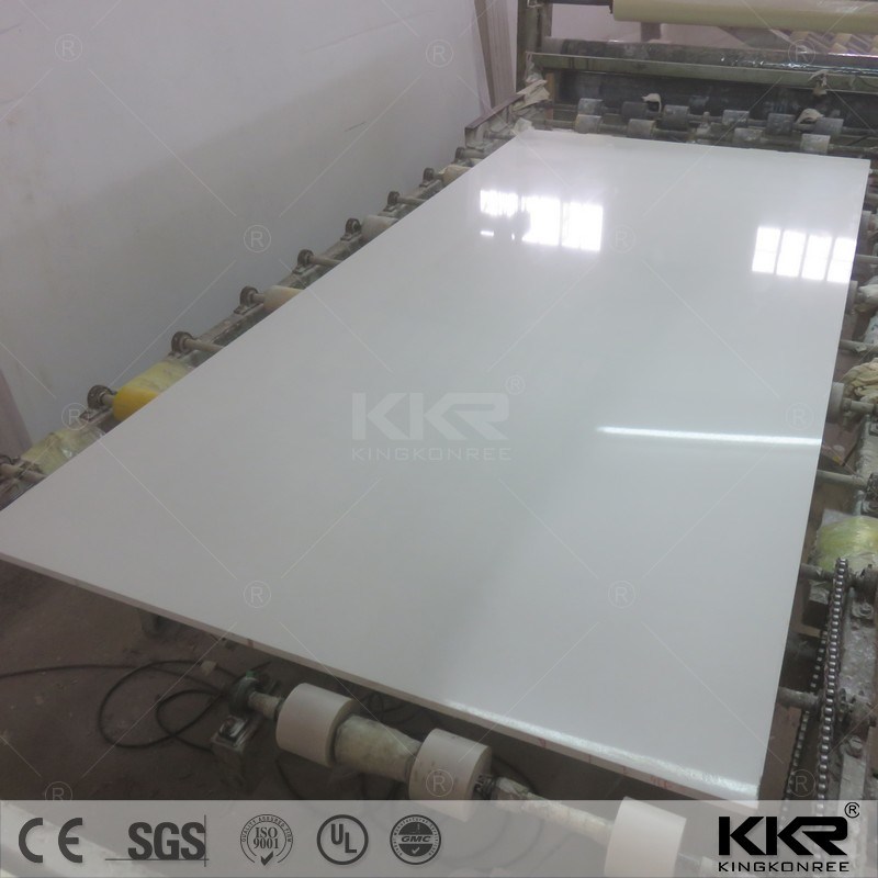 Big Slab White Quartz Stone, Mirror White Sparkle Quartz Stone