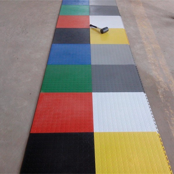 Coin Interlocking Plastic Mats Garage Floor