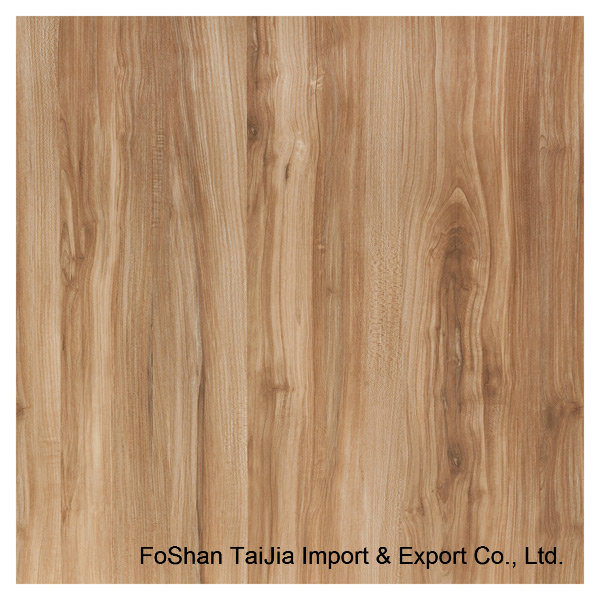 Full Polished Glazed 600X600mm Wooden Look Porcelain Floor Tile (AUA66105)