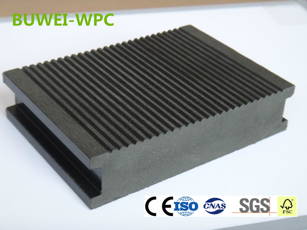 Solid Section Wood Composite WPC Flooring and Decking