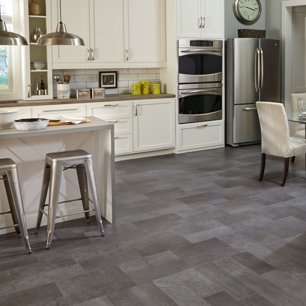 Ceramic Surface Vinyl Tile Flooring for Kitchen