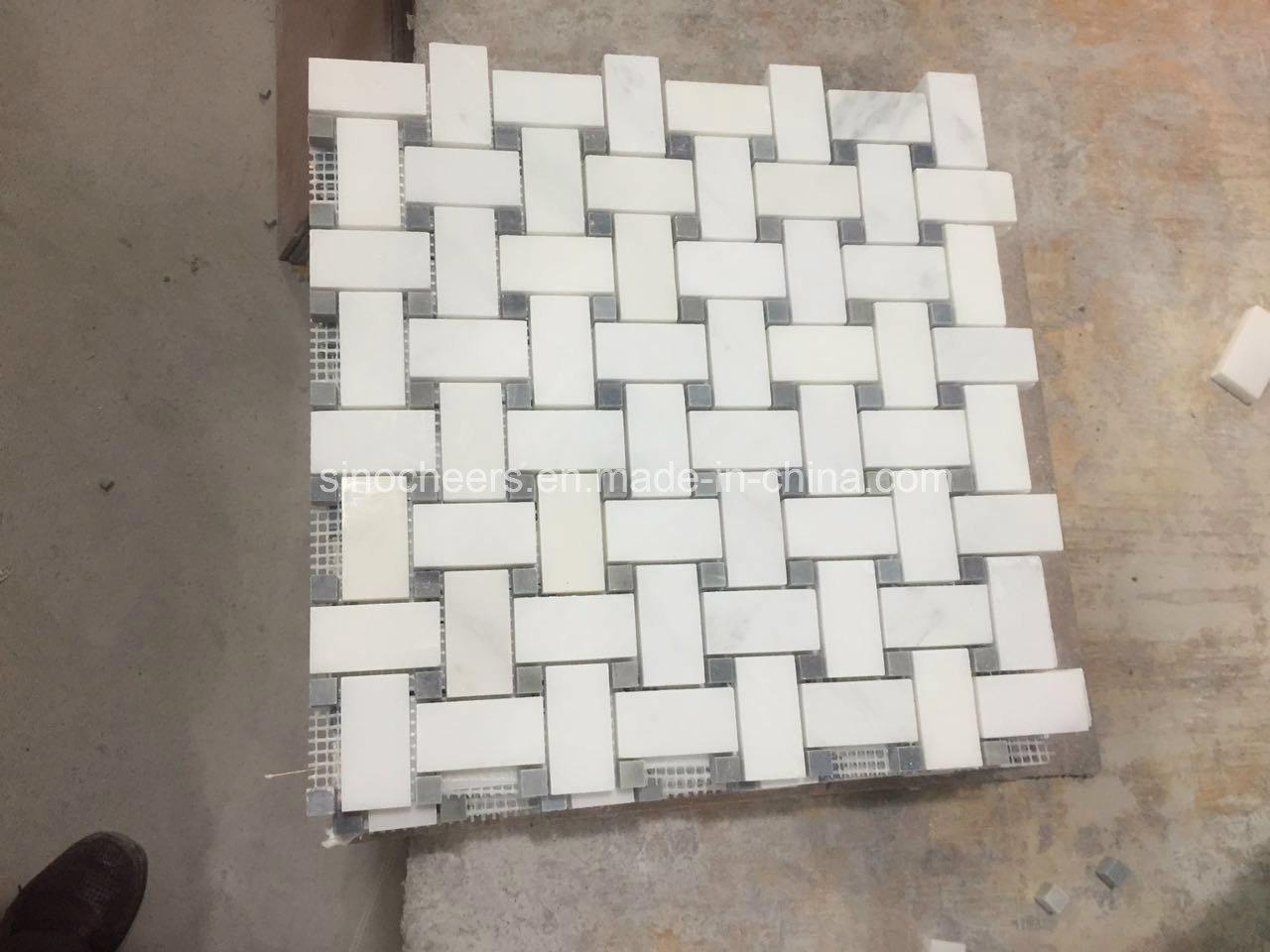 Oriental White Marble Mosaic Tile