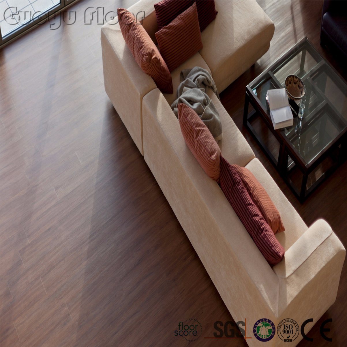 Wholesale Residential Click Lock Wood Plastic PVC Vinyl Flooring