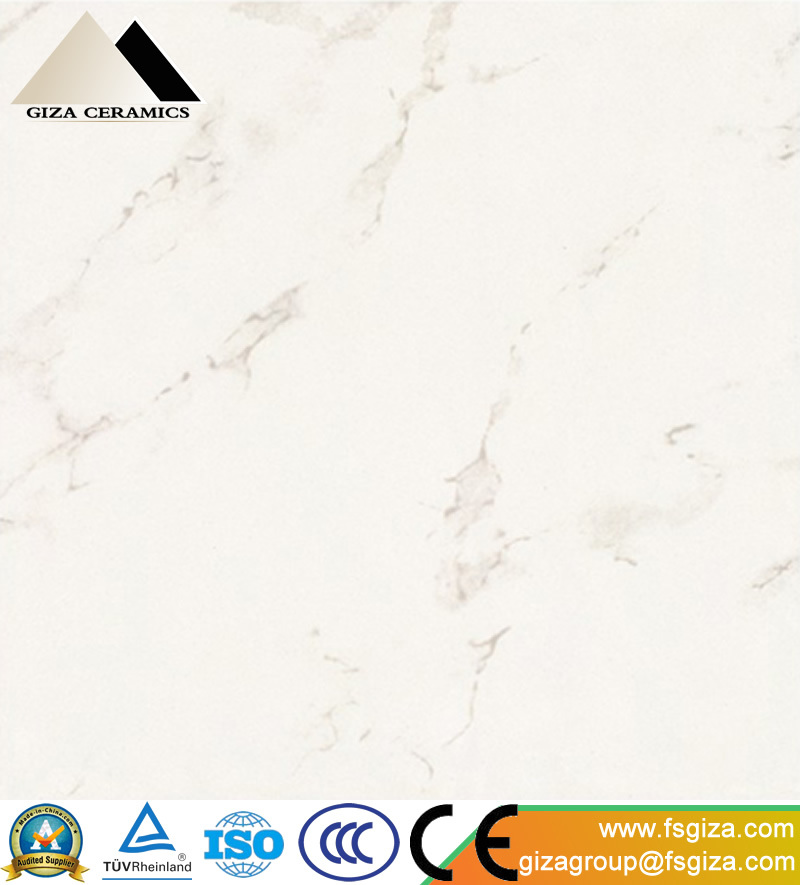 Best Quality White Polished Porcelain Tile 600*600mm for Floor and Wall (SP6358T)