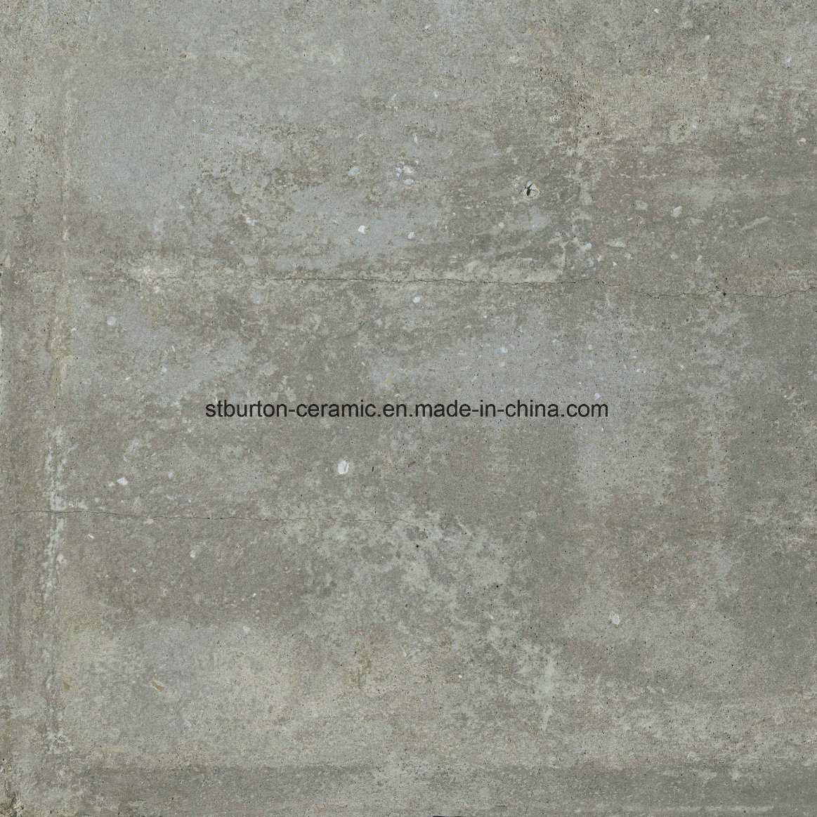 Building Material Matt Rustic Porcelain Floor Tile Grey Color Ceramic Flooring Tile 600X600mm St66568-4