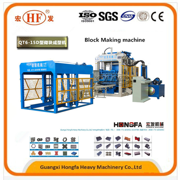 Hydraform Concrete Block Interlocking Paver Brick Machine for Sale