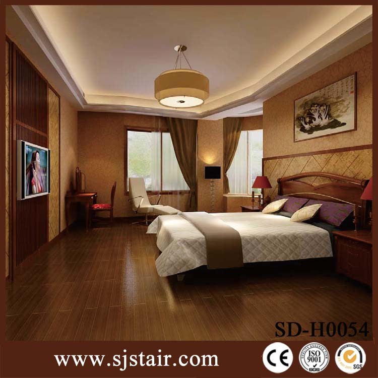 Decorative Composite Wood Grain Flooring for Bedroom/ Living Room /Meeting Room