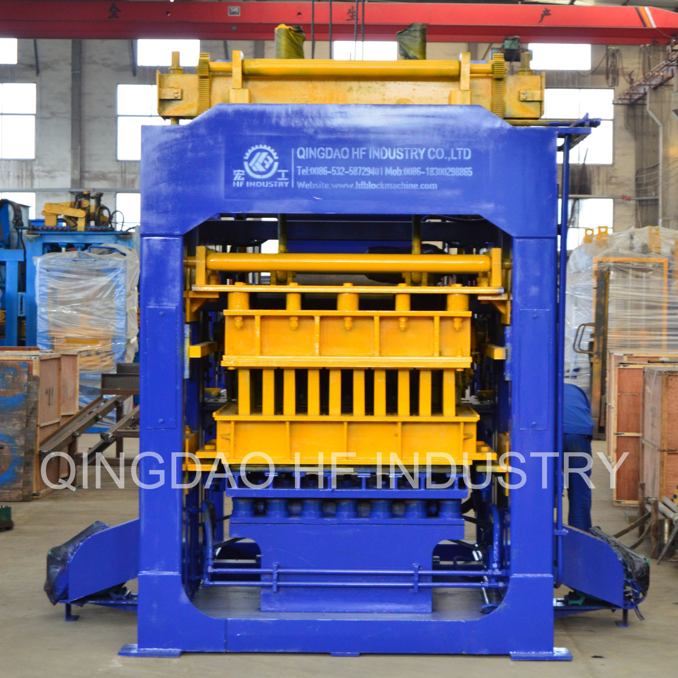 Qt8-15 Concrete Block Making Machine for Sale Interlocking Brick Machine