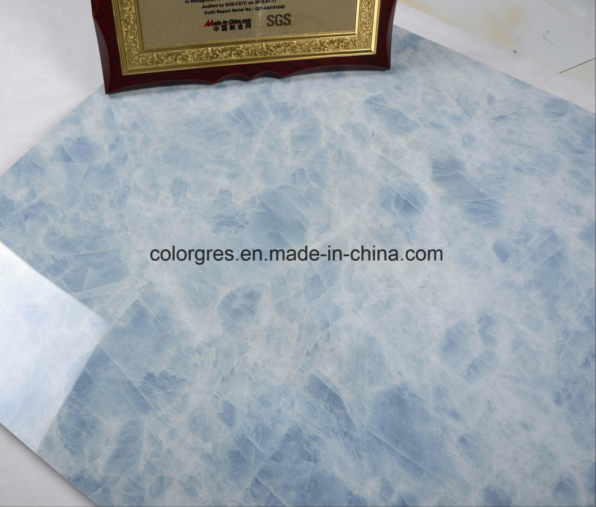 Building Material Full Glazed Glossy Porcelain Floor Tile Stone Tile (600*600mm)