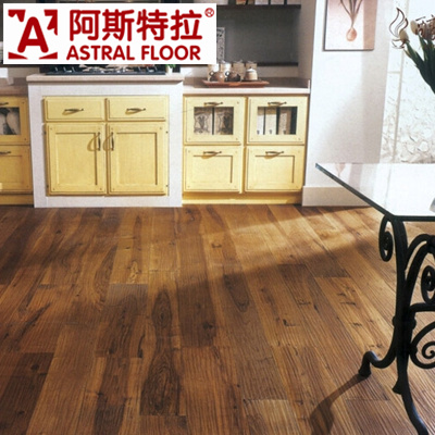 Wood Grain Brown Color 5.5mm WPC Flooring