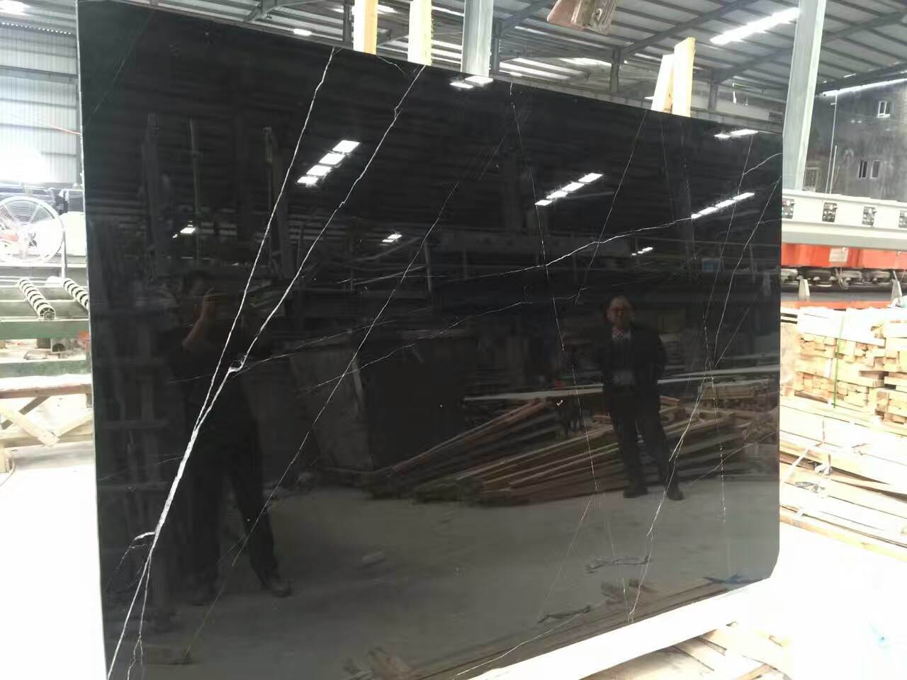 Nero Marquina Marble Slabs&Tiles Marble Flooring&Walling