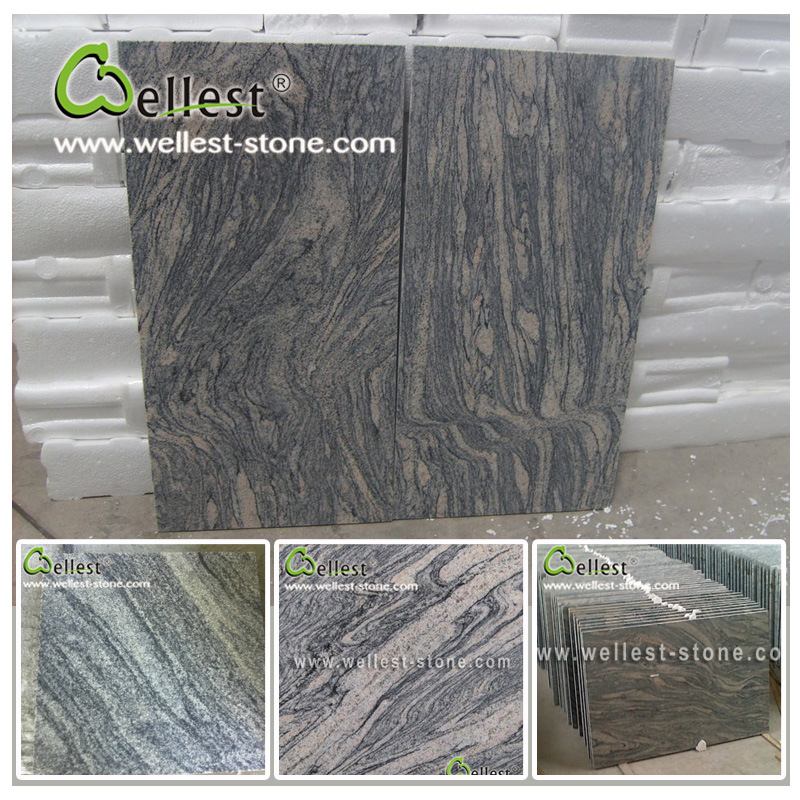 Juapara Grey Natural Stone Granite Floor/Wall Polished Tile