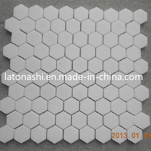 Polished Natural Marble Stone Mosaic Tiles for Wall or Floor