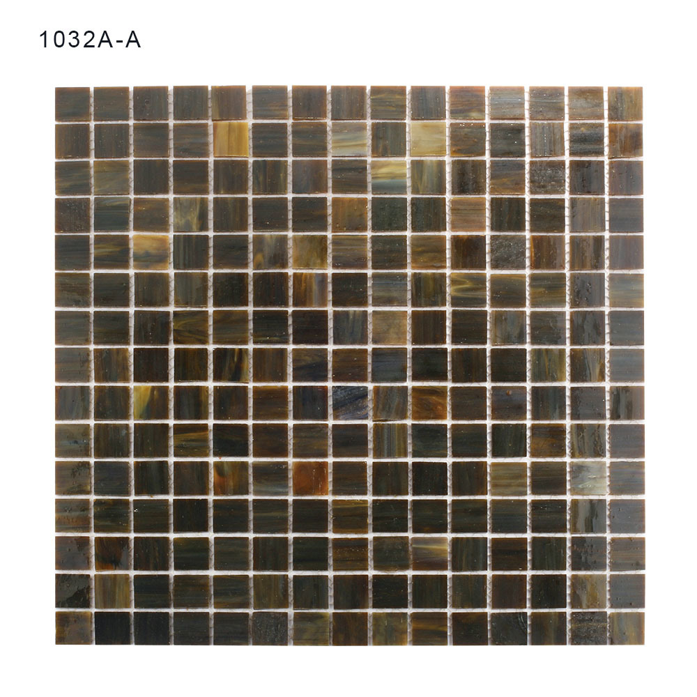 Black High Quality Building Glass Mosaic Tile