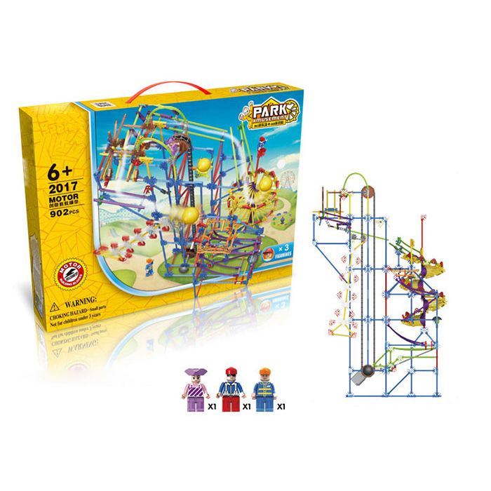 6732017-Amusement Park Electric Building Block