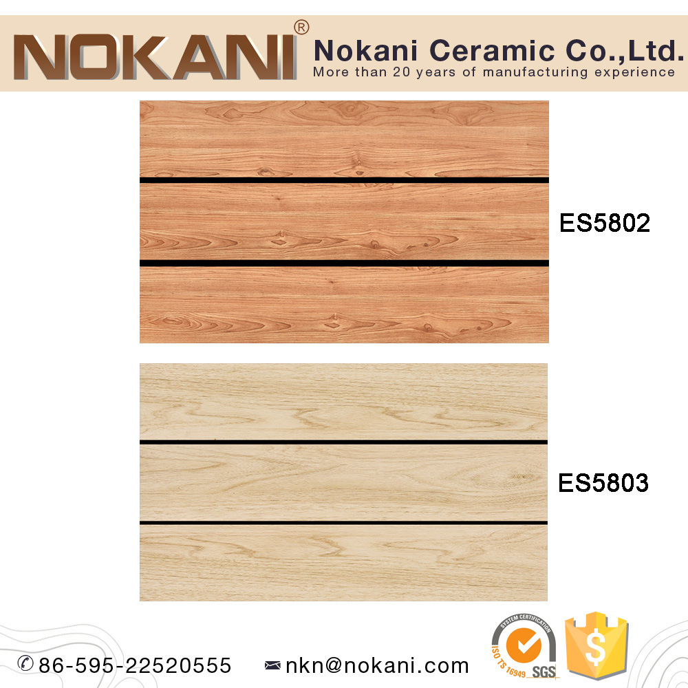 Wood Plank Ceramic Tile Wood Porcelain Tile for Floor and Wall