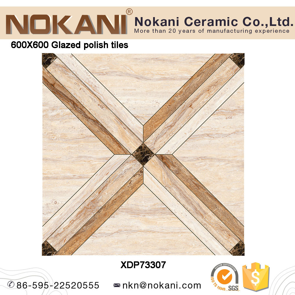 Full Polish Glazed Porcelain Tile Polished Floor Tile for Livingroom