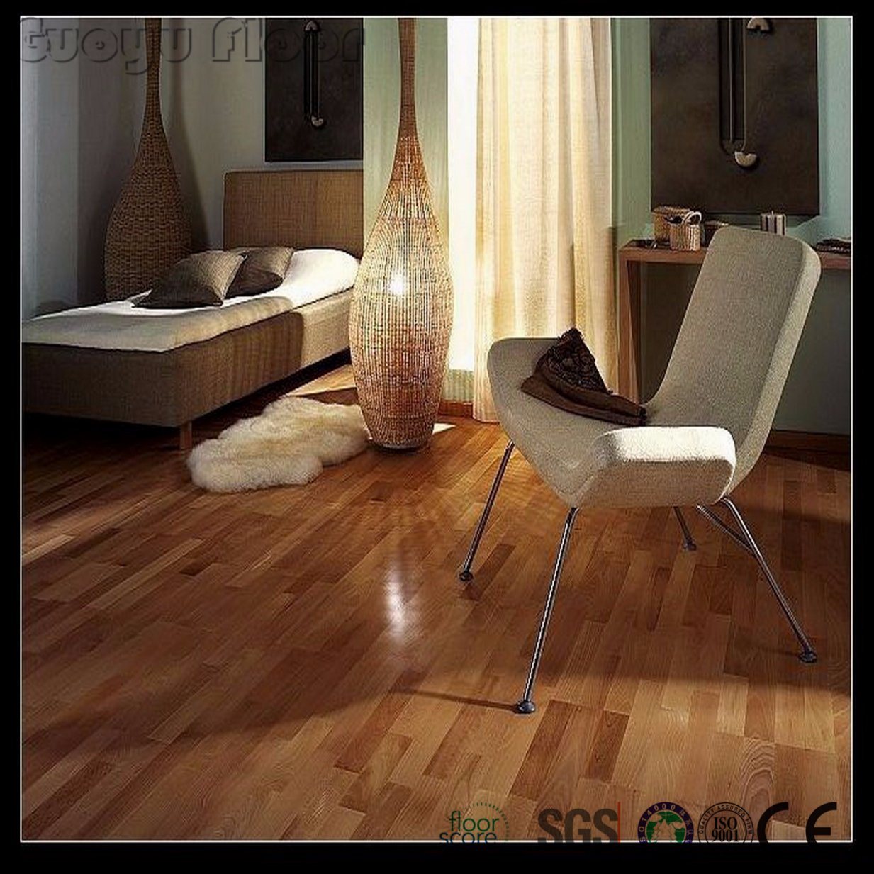 New Style Waterproof Loose Lay Wood Look Vinyl Flooring