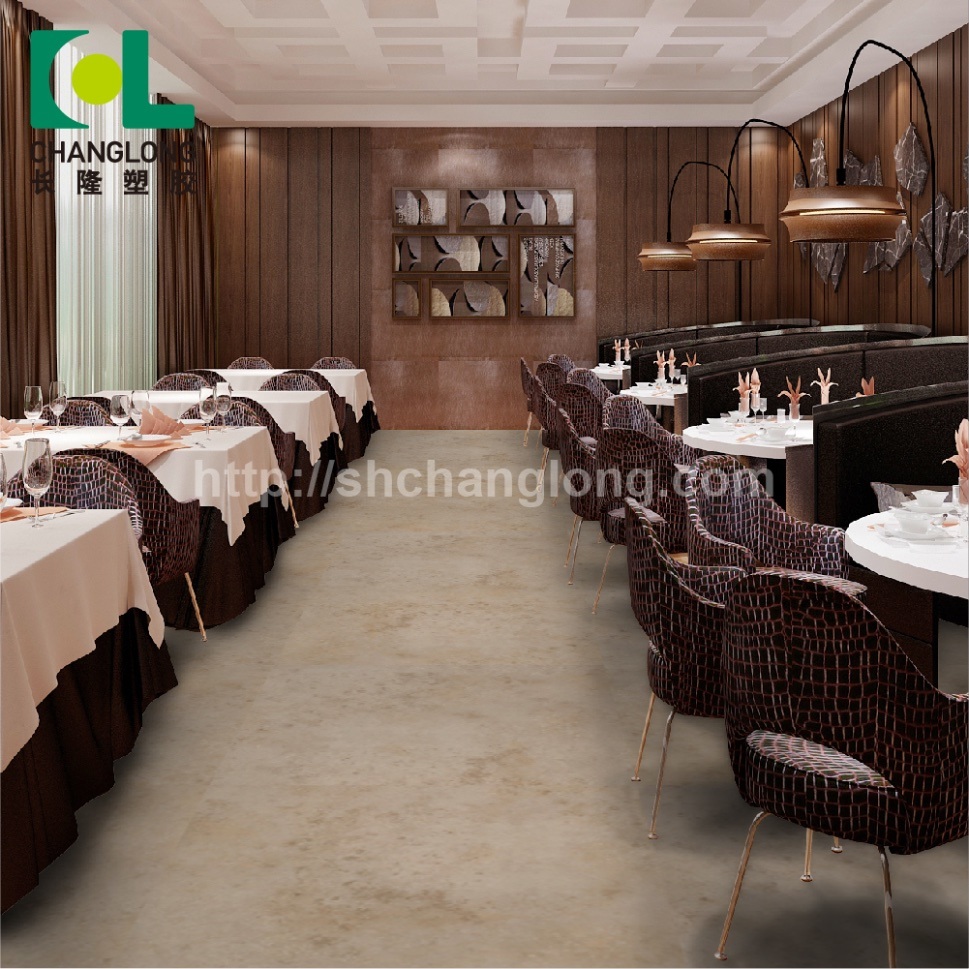 PVC Flooring/Waterproof Lvt Flooring with Best Quality, ISO9001 Changlong Cls-17