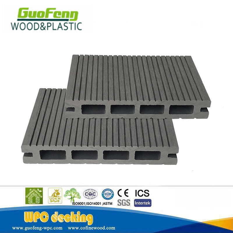 Durable Outdoor Decorative Wood Plastic Composite WPC Decking