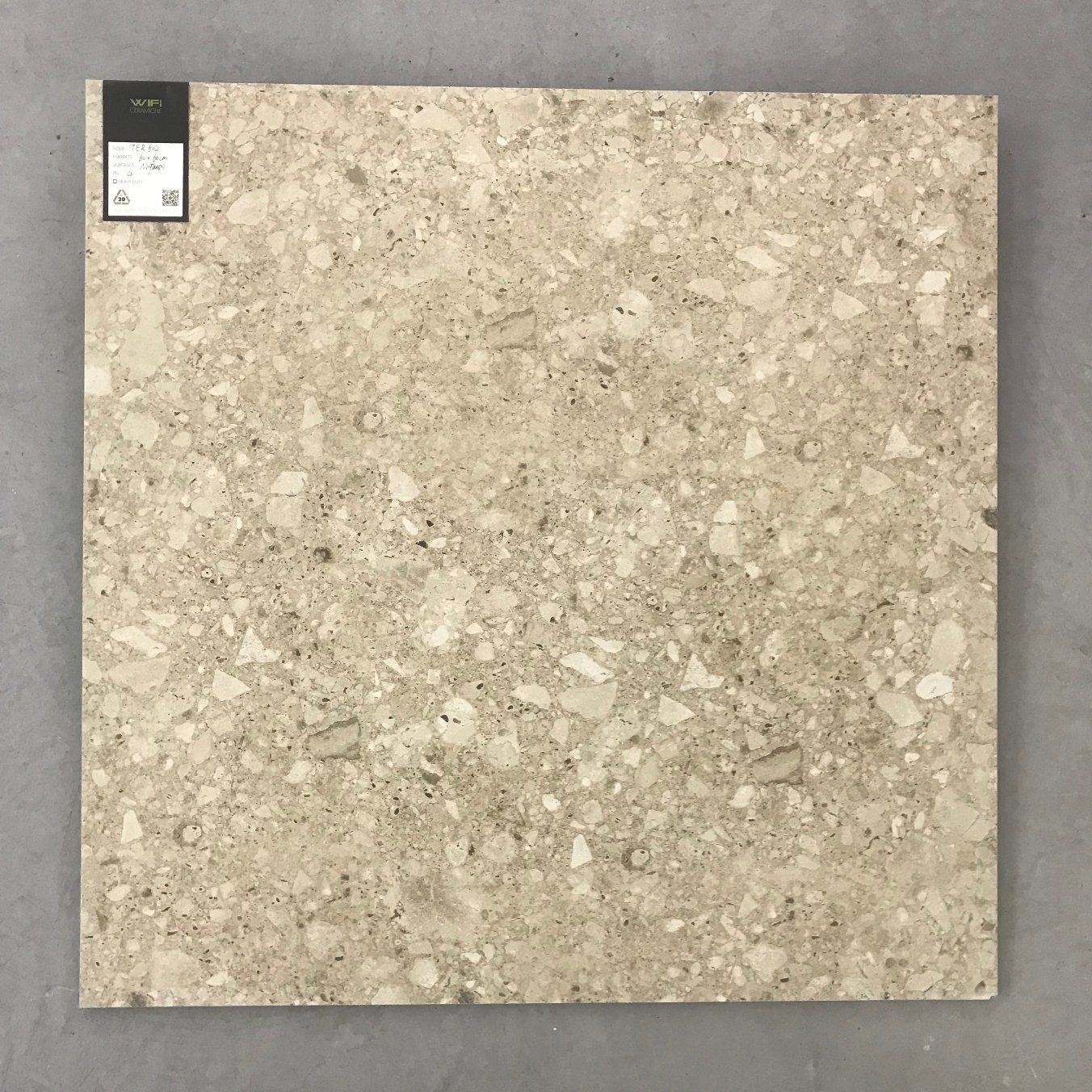 Building Materials Terrazzo Rustic European Style Porcelain Tile (TER602-BROWN)