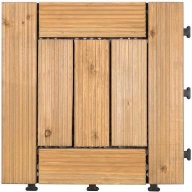 Outdoor Wood Floor with PE Base 30*30cm