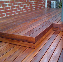 Merbau Park Corridor Wood Flooring for Outdoor