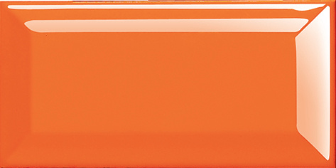 Orange 3X6inch/7.5X15cm Glossy Bevel Glazed Wall Subway Tile Decoration