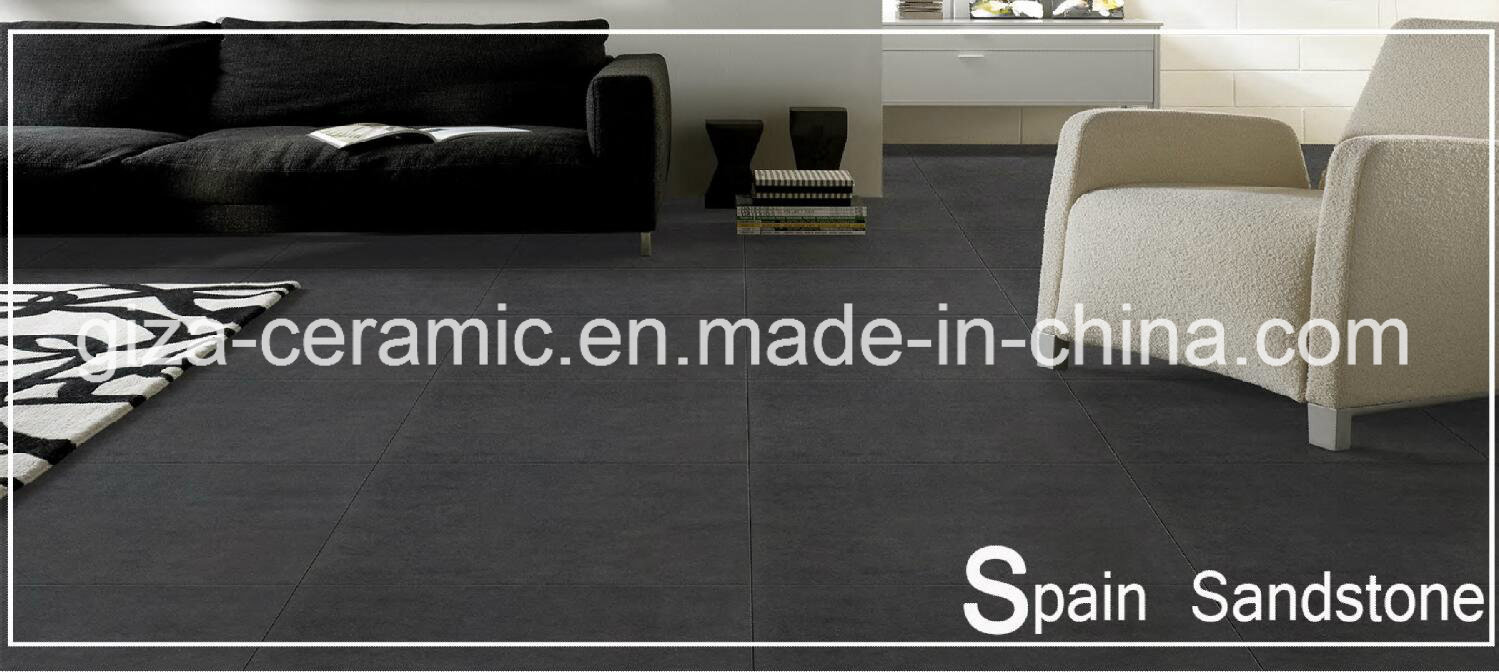 Ceramic Full Body Flooring Porcelain Tiles in Black Color (G6607HTS)