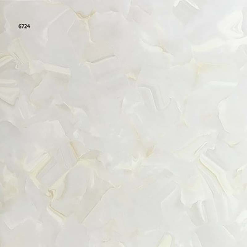 3D White Full Glazed Polished Porcelain Ceramic Floor Tile (SD6724)