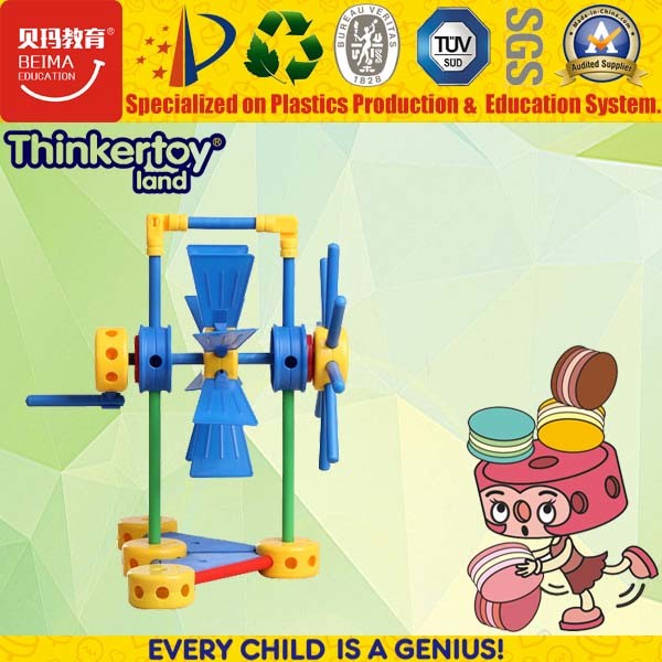 Educational DIY ABS Plastic Building Blocks for Preschool Kids