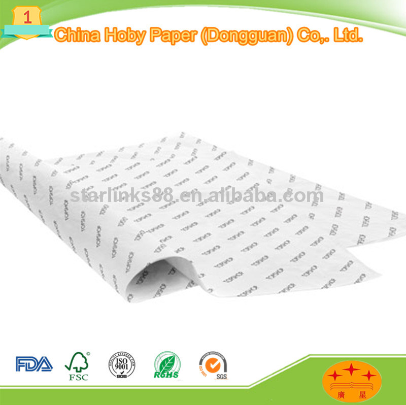 Silk Paper Acid Free Custom Silk Paper Logo Print Wrapping Tissue Paper for T-Shirt