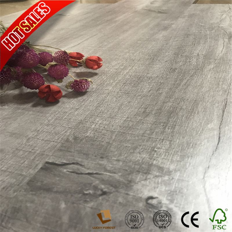 Waterproof Hand Scraped Surface Insulated Laminate Flooring