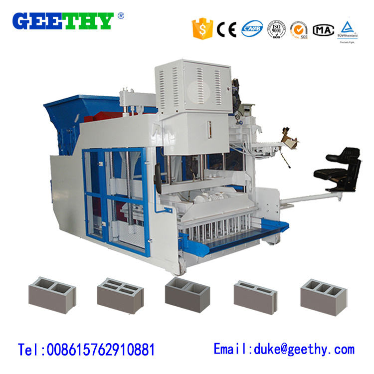 Hydraulic Qmy10-15 Mobile Automatic Brick Machine