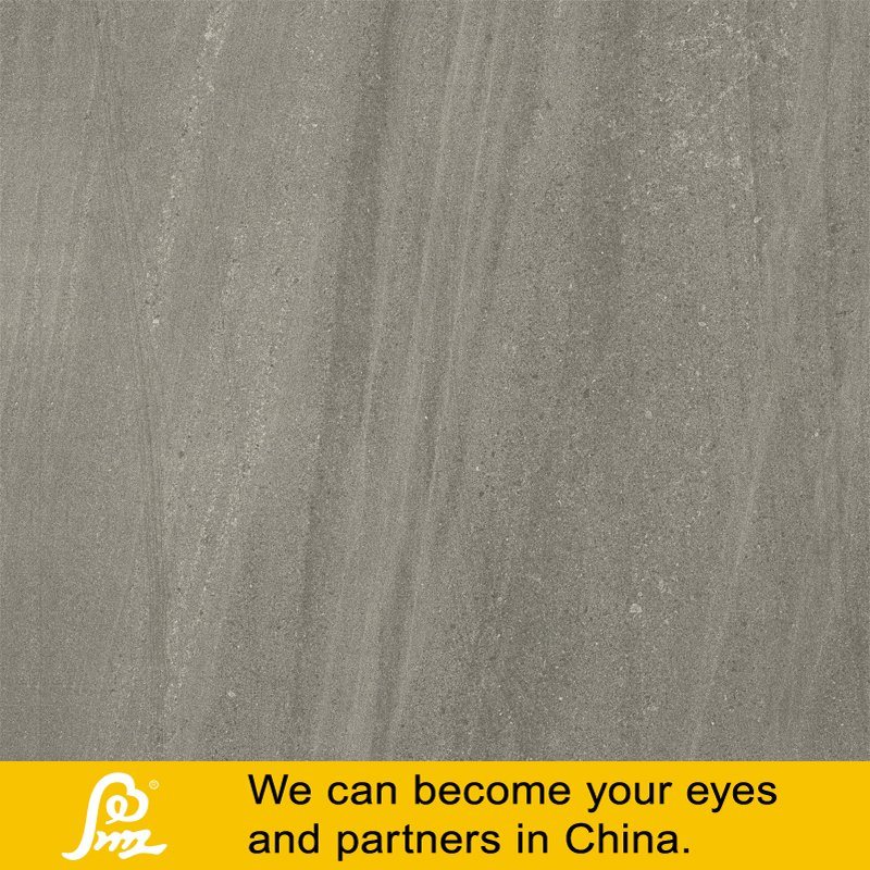 Sand Dark Grey Stone Digital Rustic Porcelain Wall Tile (SA6134)