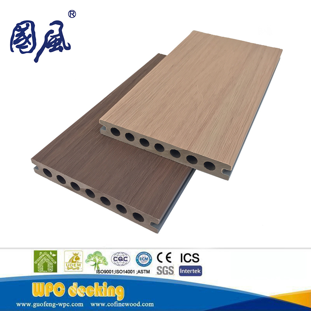 Eco-Friendly Waterproof WPC Co-Extrusion Floor Deck for Outdoor Use