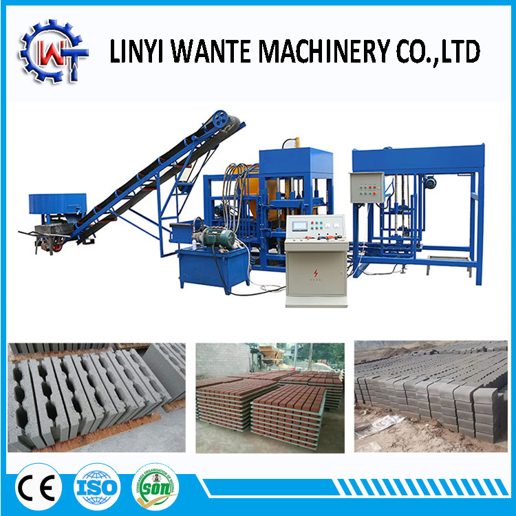 Qt4-18 Interlocking Cement Block/Good Quality Hollow Concrete Brick Making Machine