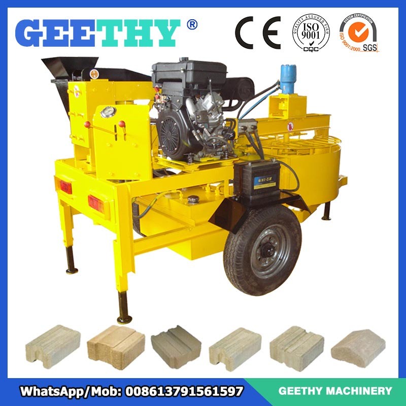 M7mi Mobile Manual Clay Interlocking Brick Making Machine