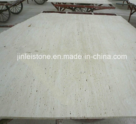 Super White Travertine Floor Tile for Hotel Project