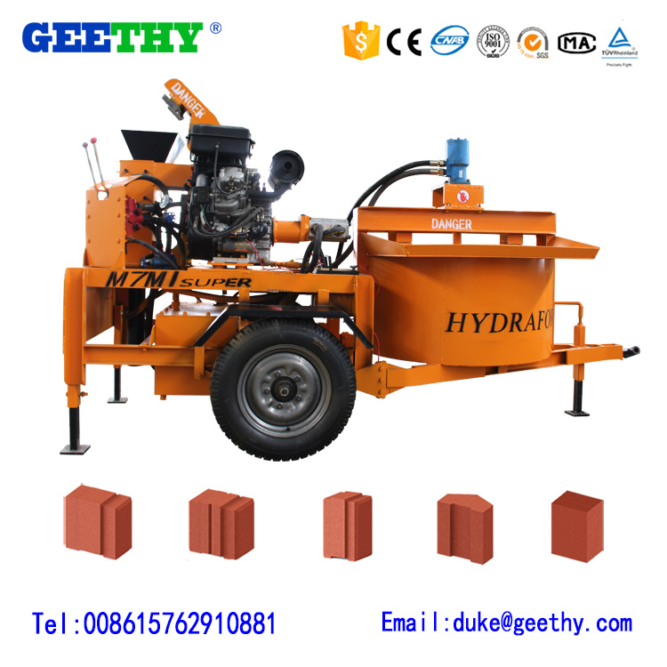 Hydraform Brick Machine M7mi Cement Brick Machine