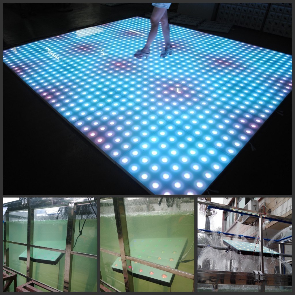 New Design Portable IP65 Waterproof Digital LED Dance Floor 61*61cm