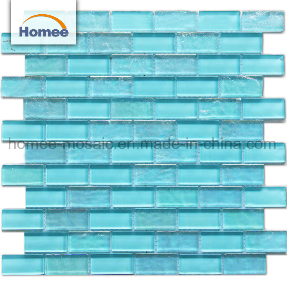 Cheap Price Waterproof Glass Mix Crystal Swimming Pool Mosaic Tile