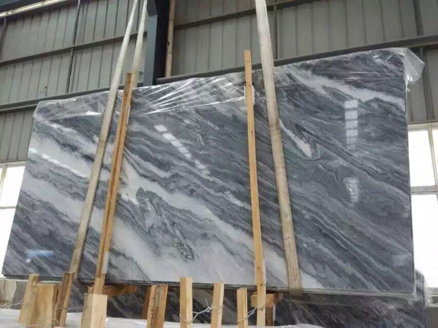 Chinese Bardiglio Nuvolato Grey Floor Tiles Marble