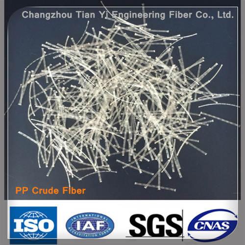 Polypropylene Crude Fiber Concrete Reinforcing Fibers Better Than Steel Fiber