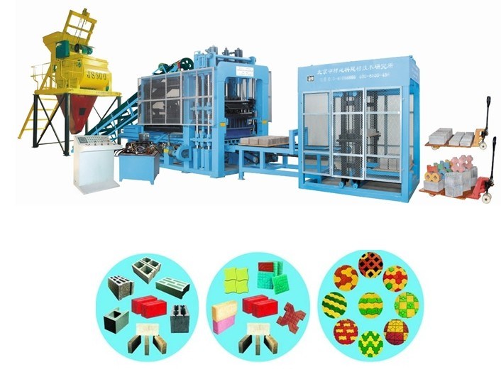 Qty6-15 Germany Technology High Performance Paving Brick Making Machine