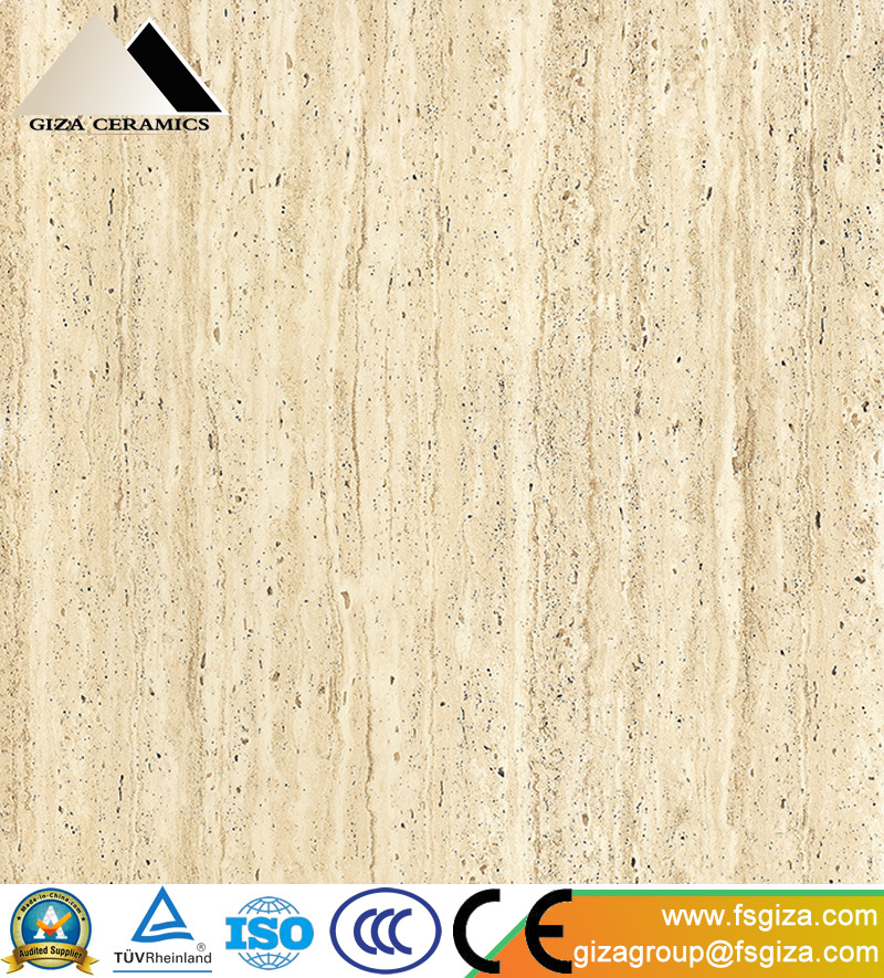 Marble Look Full Polished Glazed Floor Porcelain Tile for Bathroom (Y60072)