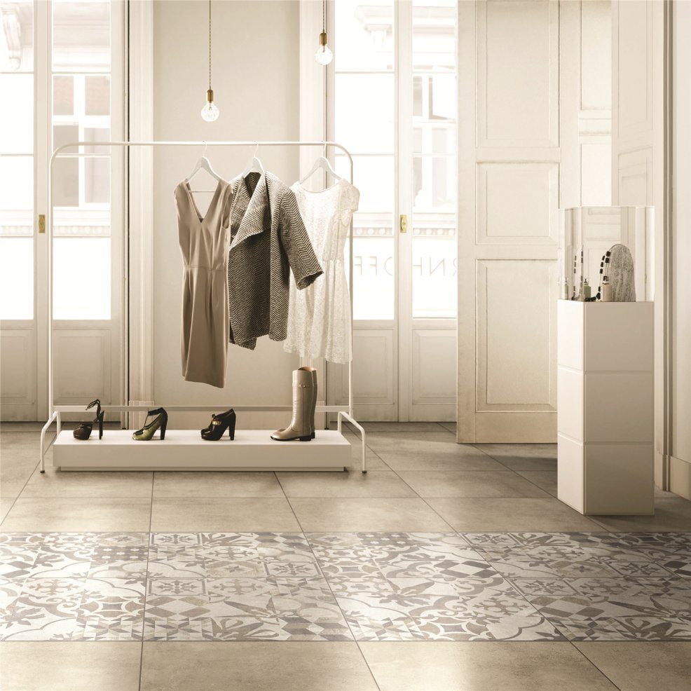 Cement Style Glazed Porcelain Floor Tile for Floor and Wall (CLT602)