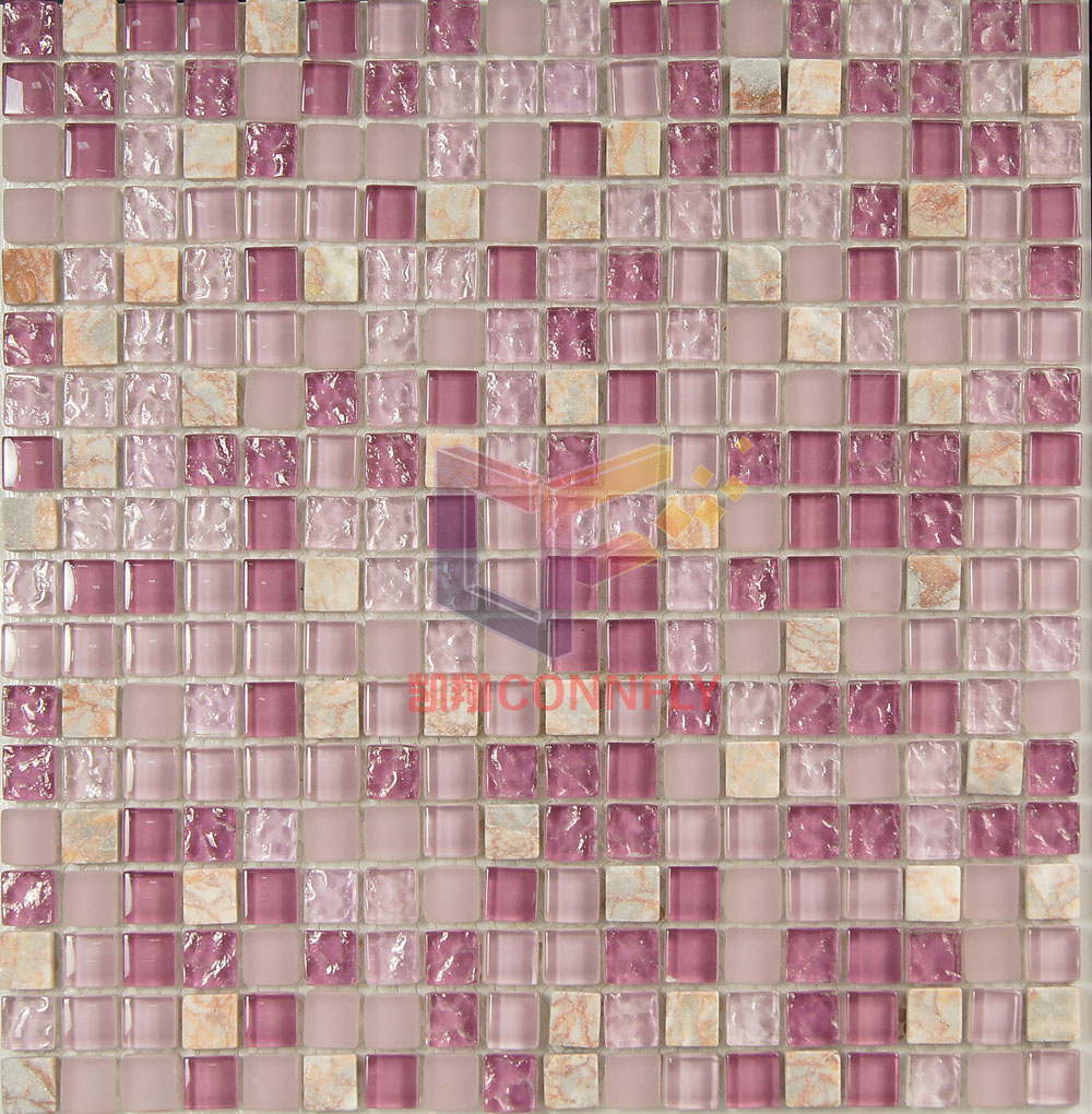 Crystal Mix Stone Glass Mosaic (CS089)