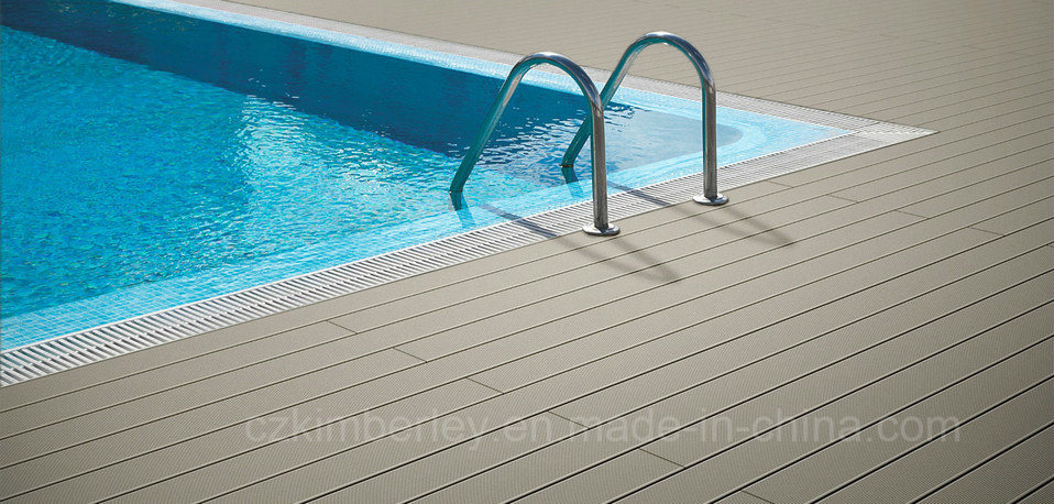 Recycled Solid Wood Plastic Composite Flooring Environmentally Friendly WPC Decking Laminate Flooring